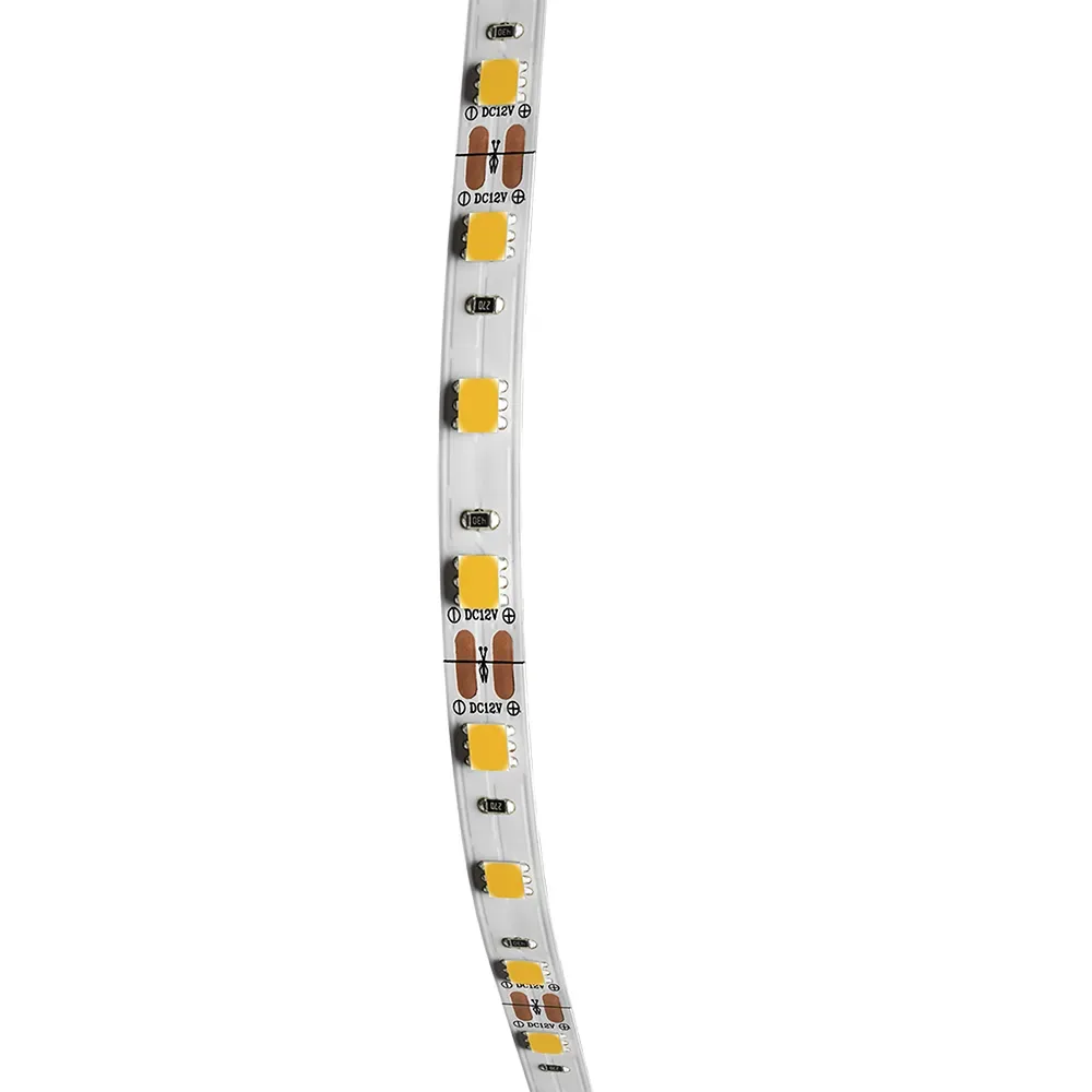 Fita de LED 6000K branco frio, acabamento fita de led