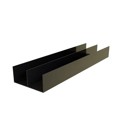 Trilho RX 1021, acabamento anodizado inox