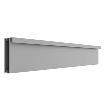Perfil para porta RX 1048, acabamento anodizado fosco