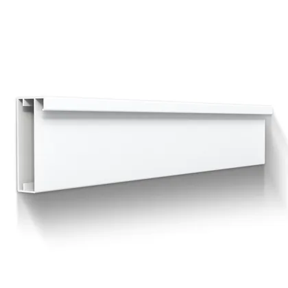 Perfil para porta RX 1048, acabamento branco