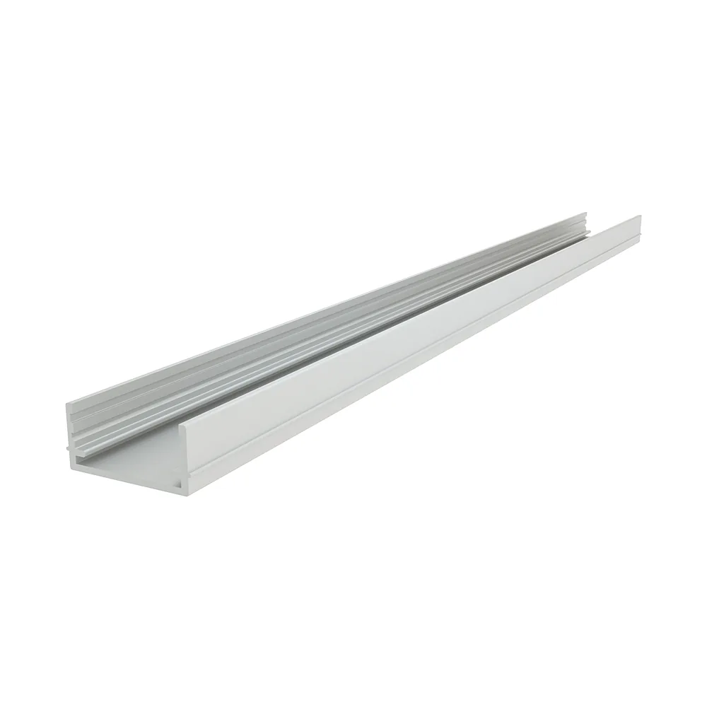 Perfil para fita de LED RX 1068 sem aba, acabamento anodizado fosco