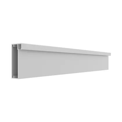 Perfil para porta RX 1099, acabamento anodizado fosco
