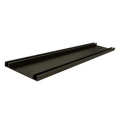 Trilho RX 500, acabamento anodizado bronze 1001