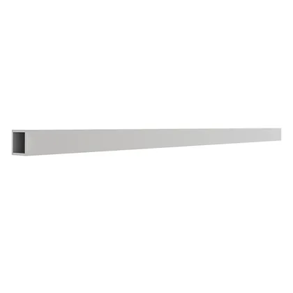 Puxador RX TUB 010 com ponteira, acabamento anodizado fosco