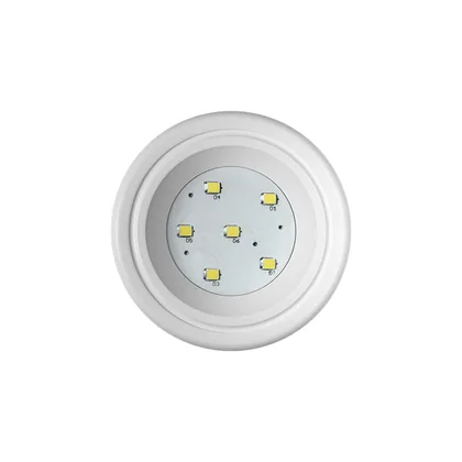 Spot de LED redondo 6000K branco frio, acabamento branco